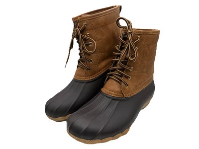 Top Moda Zapatos Botas Mujer Con Cordones Tostado Talla 6 Foto 1 de 4