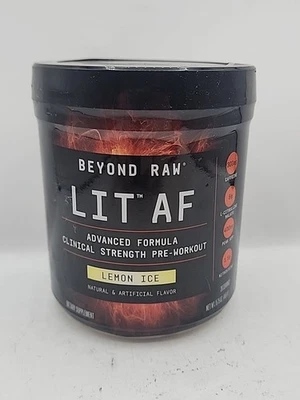 Beyond Raw LIT AF Pre-Workout - Lemon Ice 2/27 - Image 1 of 4