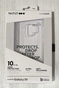 Tech21 PureClear Case for Samsung Galaxy S9 Pure Clear NEW! - Picture 1 of 1