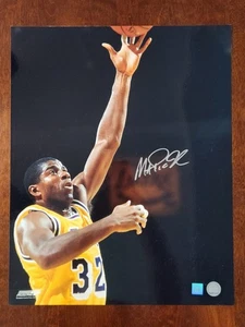 Magic Johnson Signed 16x20 Photo COA Los Angeles Lakers HOF Dodgers Auto - Picture 1 of 3