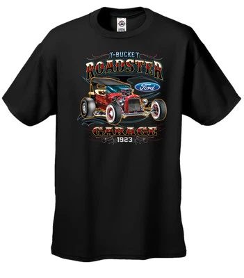 Ford 1923 T Bucket Roadster Garage Retro Original Hotrod Mechanic Motor Company - Image 1 of 4