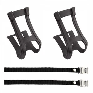 Sunlite Large Nylon MTB Toe Clips & Woven Straps for Hybrid & ATB Bikes - Picture 1 of 1