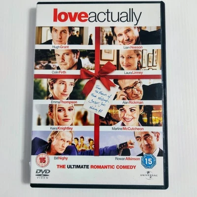 DVD Comedy Love Actually 2003 Hugh Grant Colin Firth Liam Neeson Emma Thompson - Image 1 of 4