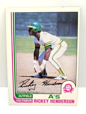 1982 O-Pee-Chee - Rickey Henderson - Baseball - Outfield - A's - #268 - - Image 1 of 4