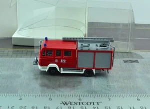 Roskopf 508 Mercedes Benz LF8 Truck Fire Engine Red 1:87 Scale HO - Picture 1 of 3
