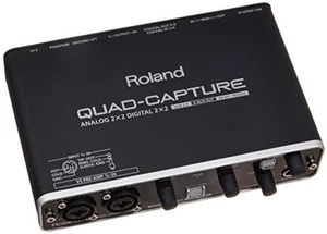 Roland UA-55 QUAD-CAPTURE Audio Interface USB2.0 24 Bit 192 kHz 4 In 4 Out F/S - Picture 1 of 4