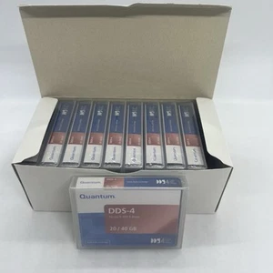Lot Of 10 QUANTUM DDS-4 20/40 GB Data Cartridges NEW SEALED - Picture 1 of 3