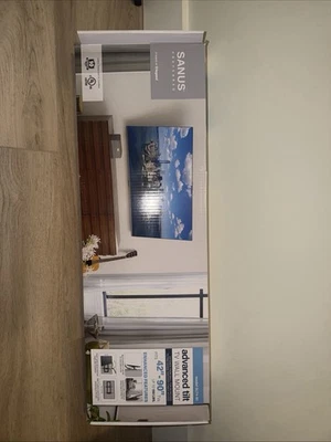 SANUS Preferred SLT4-B1 Extendable Tilting Wall Mount for 42"-90" TV's,  Black - Image 1 of 3