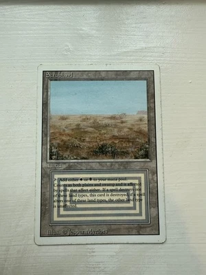 Magic the Gathering Scrubland Revised Edition Dual Land Regular Card - Image 1 of 4