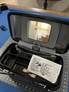 VTG Samsonite Train Case Silhouette 5 Dark Green / Black Complete Keys Travel  - Picture 1 of 15