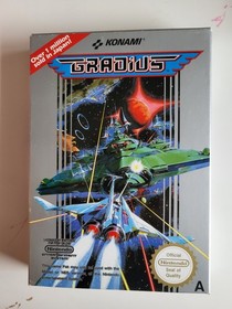 Gradius NES Nintendo Game Complete In Box With Instruction Manual Rare Game