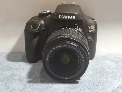 Canon EOS 4000D Digital SLR Camera with EF-S 18-55mm f/3.5-5.6 III Lens - Image 1 of 4