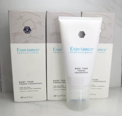 LOTE DE 3 CONCENTRADO REAFIRMANTE TONO CORPORAL PROFESIONAL EXUVIANCE 5 OZ NUEVO CON CAJA Foto 1 de 4