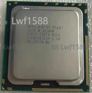 Intel Xeon X5687 3.6GHz 12MB quad-core socket 1366 CPU processor - Picture 1 of 1