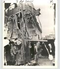 Japanese Suicide Bomber Damage To Us Navy Ship Wwii Vintage 1945 Press Photo