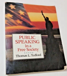 Public Speaking in a Free Society Paper Back guidebook - Foto 1 di 12
