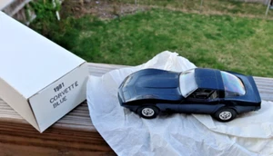 Vintage 1981 Chevrolet Corvette Blue Dealer Promo Toy Car & Box Model AMT 1:25 - Picture 1 of 5