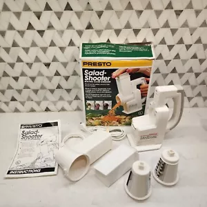 Presto Electric Salad Shooter Model 02910 Eletric Slicer/Shredder 120 Volts - Picture 1 of 8