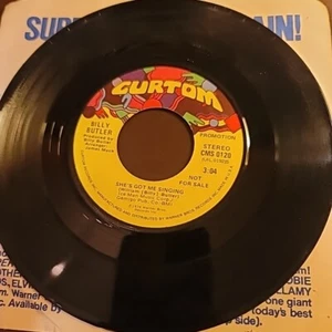 Billy Butler - She's Got Me Singing (stereo) / (mono) 45 - Soul Curtom Promo - Picture 1 of 2