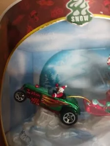 Hot Wheels Holiday 2001 Santa New Toy Mattel NOS Car Hotrod Sleigh Diecast - Picture 1 of 4