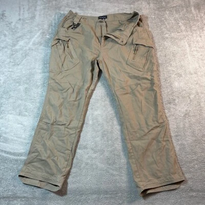 Pantalones tácticos para hombre 38 beige carga trabajo utilitario senderismo comercio swat aire libre Foto 1 de 4