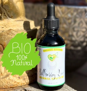 Bilberry Leaf Tincture Organic Liquid Herbal Drops | Natural Vision Support 2 OZ - Picture 1 of 14