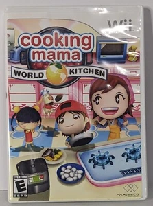 Cooking Mama World Kitchen Nintendo Wii 2008 completa con disco limpio manual - Imagen 1 de 3