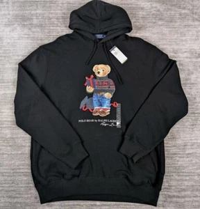 Polo Ralph Lauren Holiday Bear Hoodie Neu mit Etikett Größe LT - Bild 1 von 7