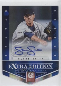 2012 Elite Extra Edition Status Blue Die-Cut Signatures /50 Slade Smith #84 Auto