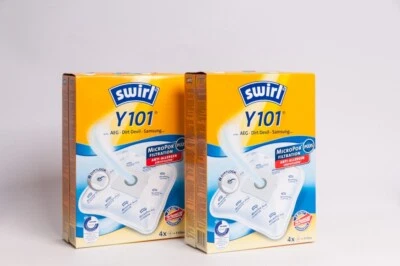 2 Pakete Swirl Staubsaugerbeutel Y101 / Y 101 Airspace für AFK, Boman und andere