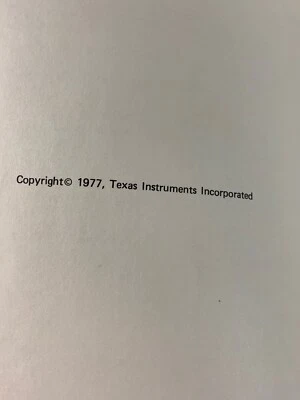 MASTER LIBRARY TI Programmable 58/59 1977 - Image 1 of 4