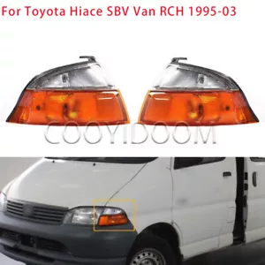 2x Corner Lamp Park Indicator Lamp For Toyota Hiace SBV Van RCH 1995-03 LH+RH - Picture 1 of 12