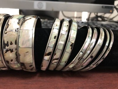 BRAZALETE BRAZALETE SARMATICUS ACERO INOXIDABLE 12 PIEZAS CON INCRUSTACIONES DE CARCASA Foto 1 de 4