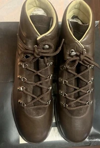 WOMEN ANKLE DESIGNER BOOTS DKNY COMBAT LACE UP BLACK INSULATED MOUNTAIN HIKER  - Picture 1 of 14