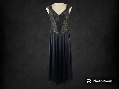 De colección *RARO* Olga 92050 Camisón Vestido Completo Barrido Nylon Encaje Top Talla M Foto 1 de 4