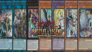 Yugioh Battles of Legend: Monster Mayhem BLMM Emblazoned Ultra Rare 1st MINT - Picture 1 of 52