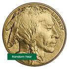 1 oz Gold Buffalo Coin Bu - Random Year - $50 Us Gold .9999 Fine