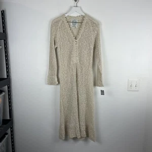 Vintage Vonnie Reynolds Irish Crochet Boho Dress Size Small NEW - Picture 1 of 10
