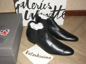 Nuevo H by HUDSON Londres "Botas Chelsea" 45 Reino Unido 11 Cuero Negro Años 70 80 Indie Brit - Imagen 1 de 20