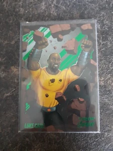 2022 Fleer Ultra Avengers Green Base Luke Cage Card# 40 - Picture 1 of 2
