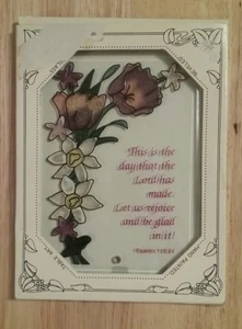 "Este es el día que el Señor ha hecho..." Colgante de pared Joan Baker pintado a mano - Imagen 1 de 2