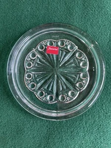 Baccarat Rosace Signed Crystal Wine Bottle Coaster With Original Box - Picture 1 of 8
