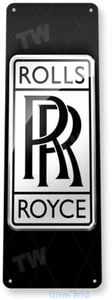 Letrero Rolls Royce, automóvil, hangar de garaje de aviación, motor a reacción letrero de lata B197 - Imagen 1 de 2