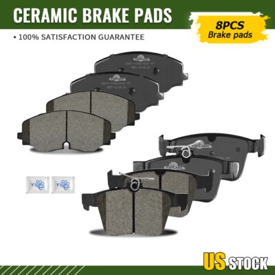 Pastillas de freno delanteras traseras cerámicas para Volkswagen Atlas 2018 - 2020 2021 2022 Foto 1 de 4