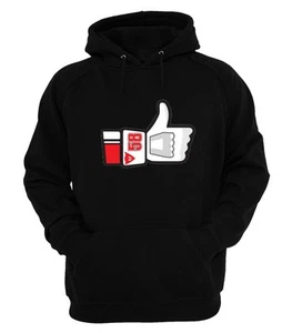 Marco Simoncelli INSPIRED 58 moto gp LIKE Hoodie  BLACK small to xxl  - Picture 1 of 4
