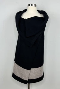 NUEVO CON ETIQUETAS Joie Ligiere Colorblock Chaleco de Lana Para Mujer Talla S ***FALTA CINTURÓN*** - Imagen 1 de 11