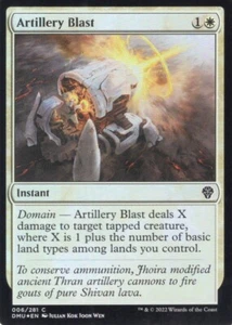 4X ARTILLERY BLAST 006/281 FOIL DOMINARIA UNITED MTG NM X4 (yourdeckbuilder) - Picture 1 of 1