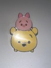 Disney Parks Tsum Tsum Piglet on Winnie the Pooh Enamel Pin Trading 2016 Lanyard