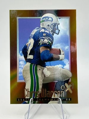 1997 EX-2000 - Chris Warren #60 Seattle Seahawks - Image 1 of 3