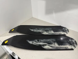 MIKE COOTS X PROJECT HIU Fins Soft DiveR Composite, NEW RRP $490 - Foto 1 di 5